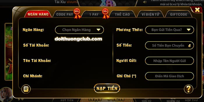 alt: Nạp tiền X8 Club