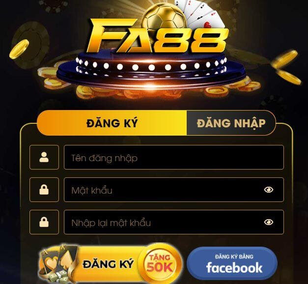 alt text: Đăng ký tài khoản game bài FA88 rất đơn giản