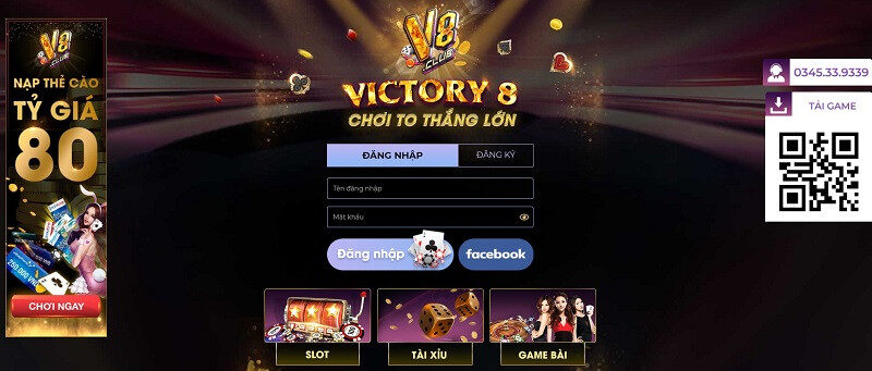 alt text: Đăng ký tài khoản V8 Club