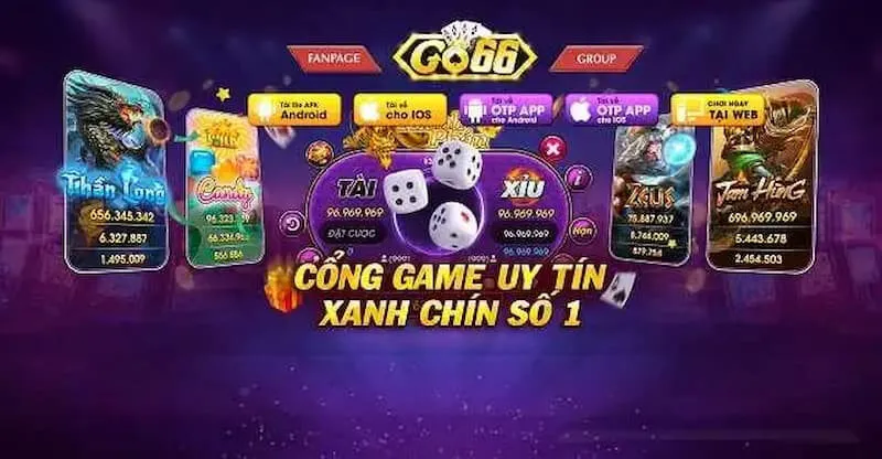 alt text: Giao diện đăng nhập Go66 Club