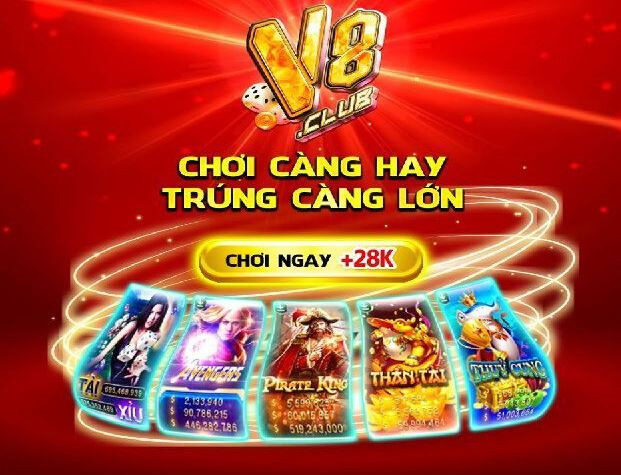 alt text: Khuyến mãi tại V8 Club