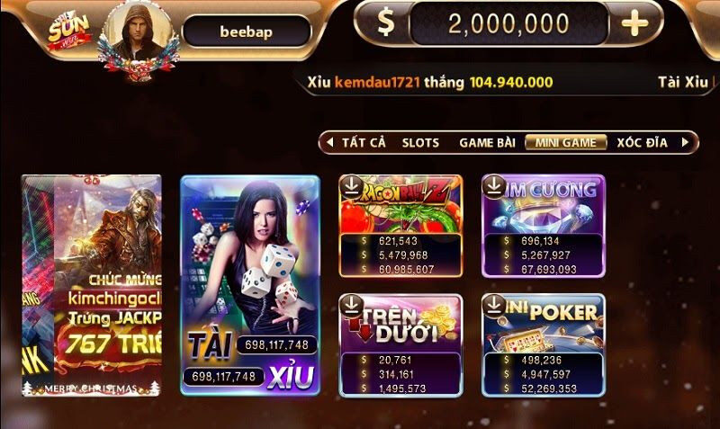 alt text: Slotgame tại Sunwin